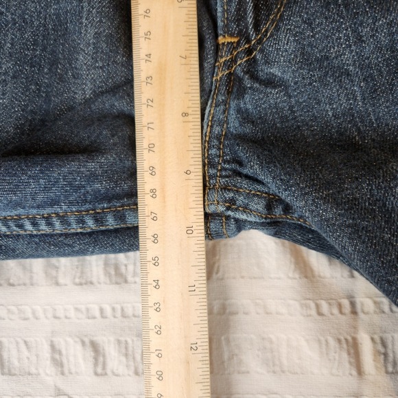 Levi's 514 Straight Fit Jeans Mens‎ Medium Wash Blue Denim W33 L32 - Picture 6 of 15